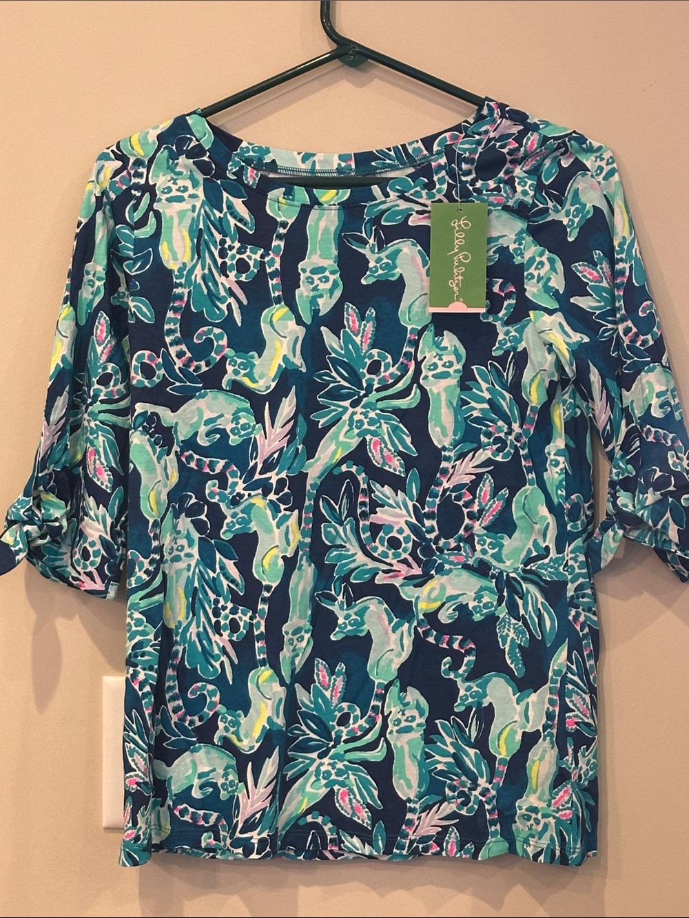 Lilly Pulitzer Preston Top Tidal Wave In the Details Top